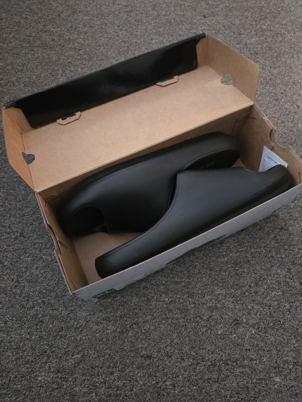 32 Degrees Matte Black Slip-On Clogs Size XL Beach, Shower, Summer, Comfort
